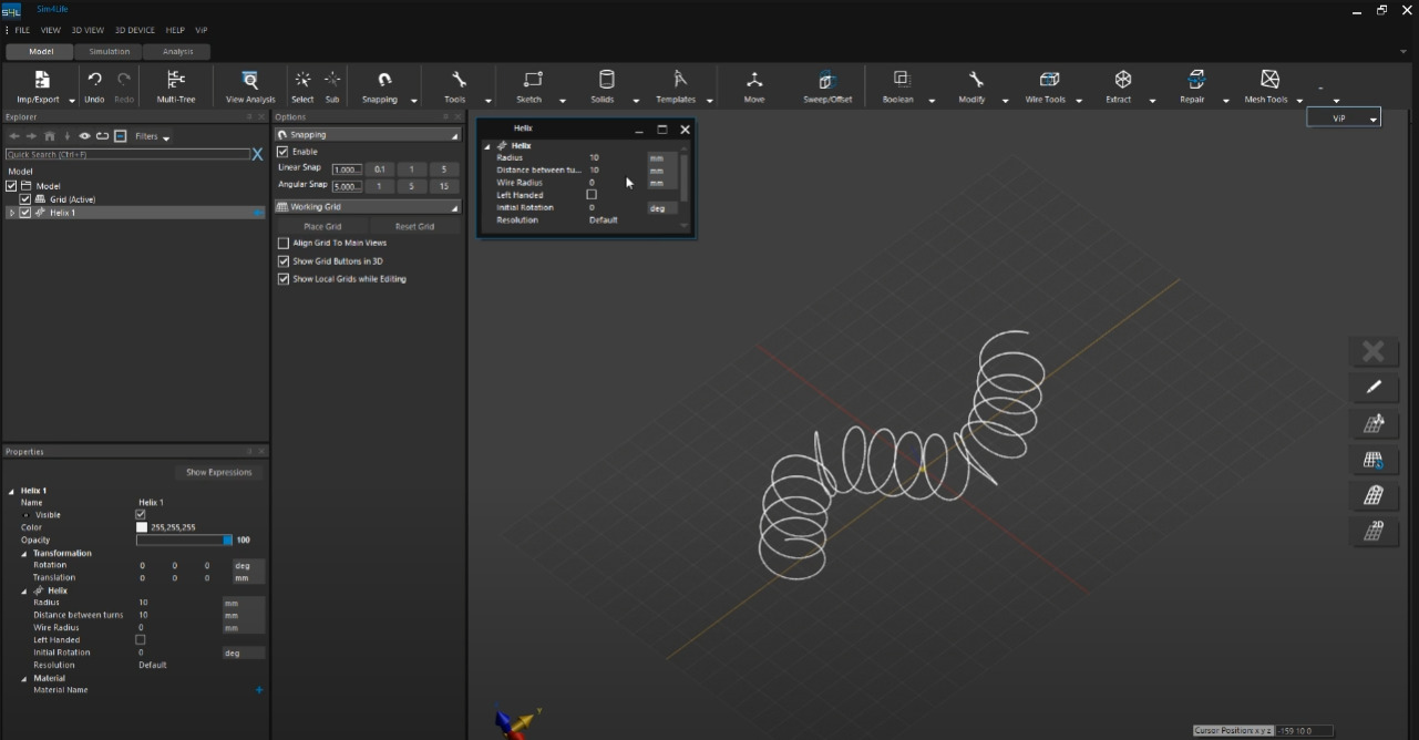 Read more about the article How to model a helix?